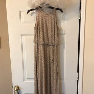 Adrianna Papell beaded gown
